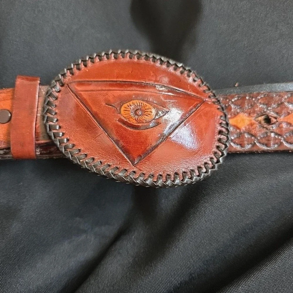 Illuminati Handmade Leather Belt